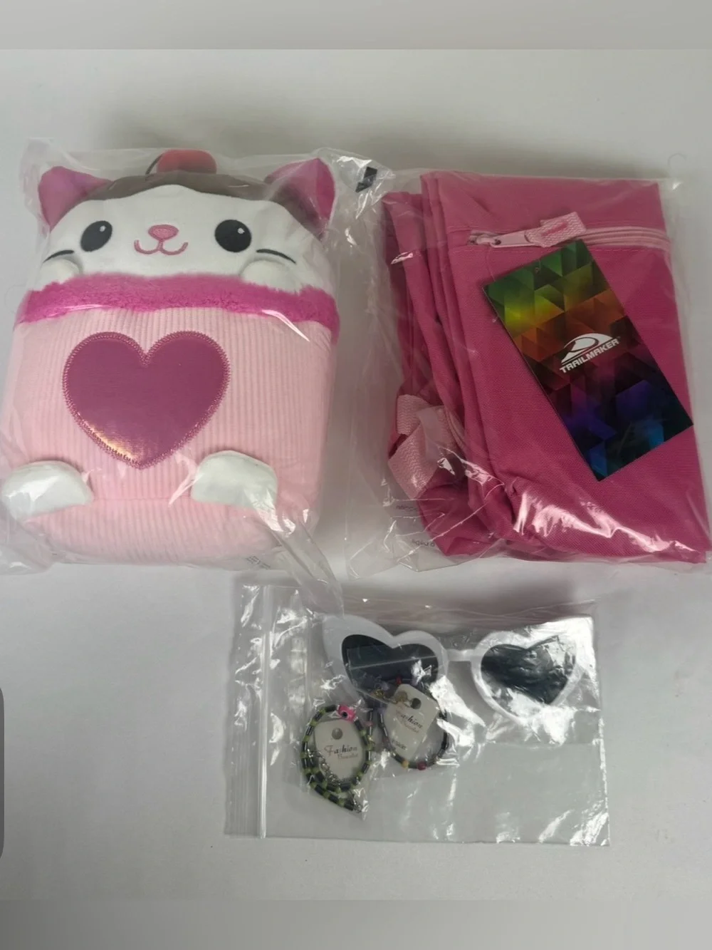TrailMarker Pink Backpack Bundle – 5-Piece Set – Back to School Gift